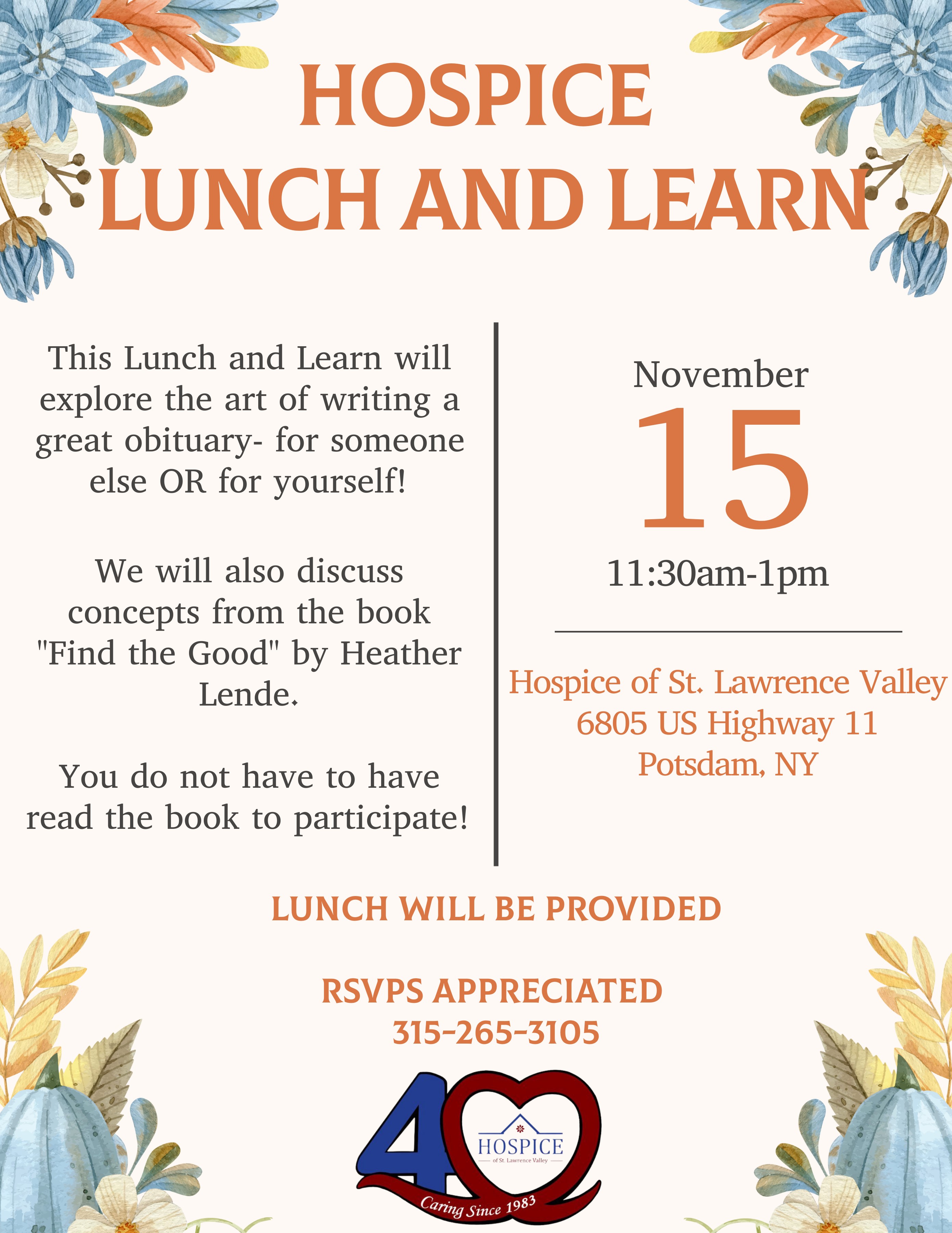 November Lunch and Learn