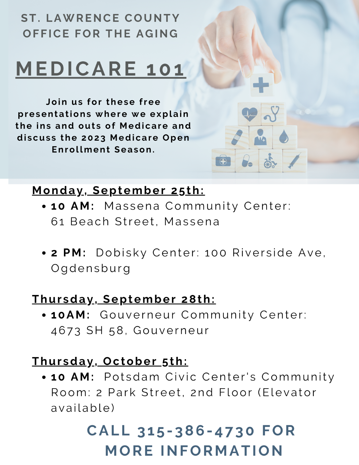 Medicare 101 Sessions