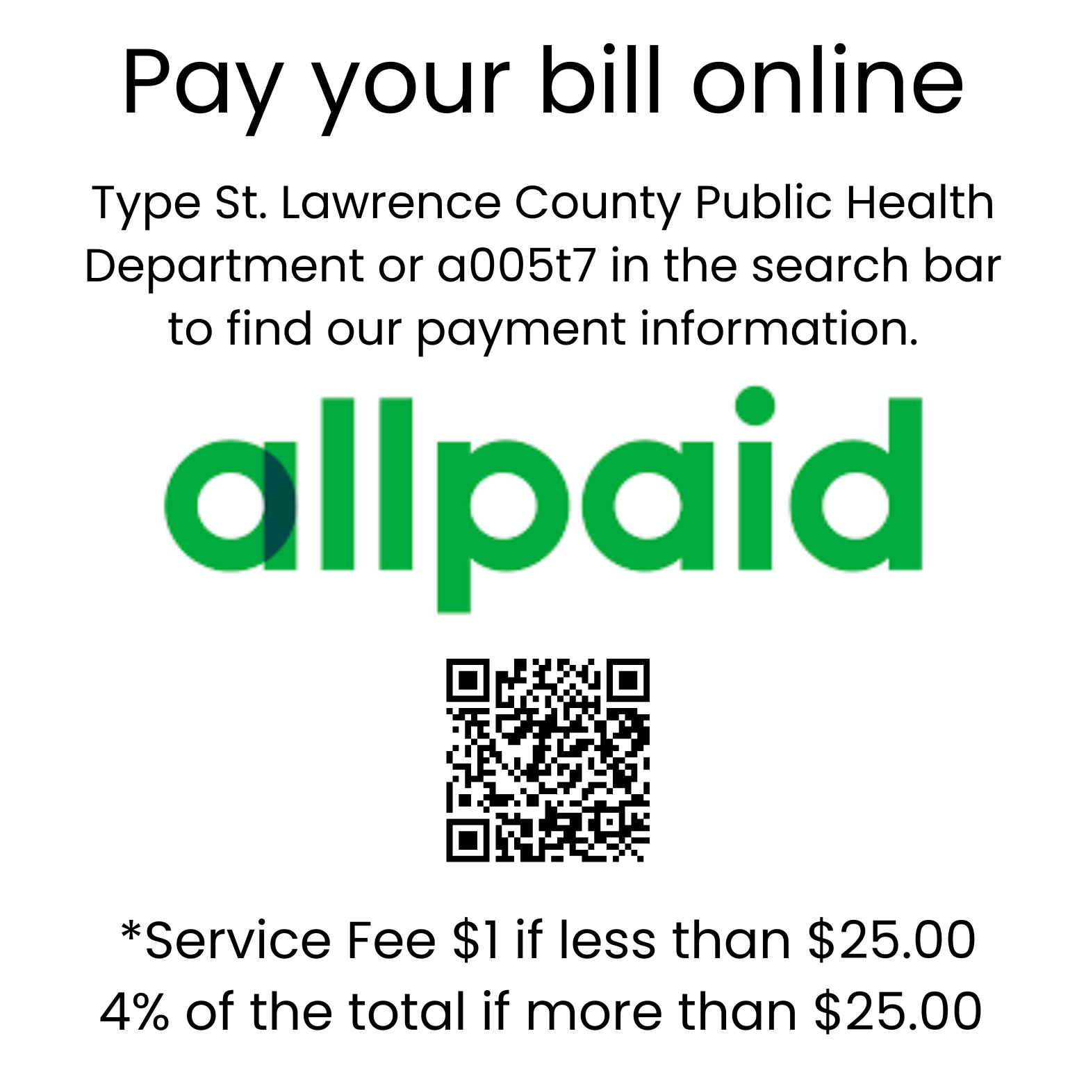 allpaid payment information