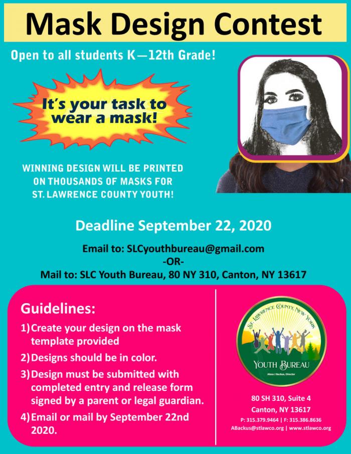 Design A Mask Contest Poster